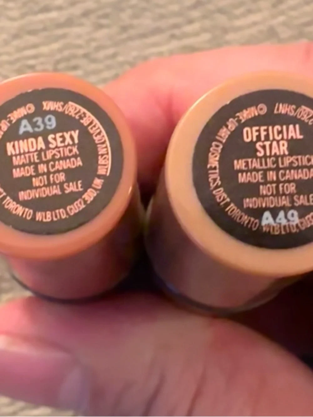 Brand new! MAC Cosmetics Lipstick Set 6 mini lipsticks in pinks, nudes, red.